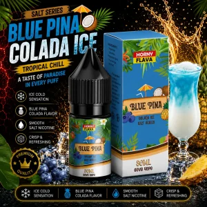 Blue Pina Colada ice